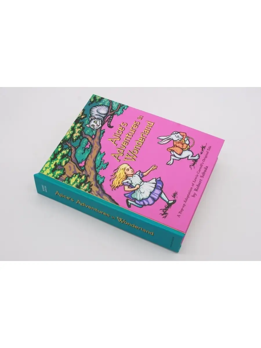 Alice in Wonderland Алиса в стране чудес Книга панорама Simon&Schuster UK  12005259 купить за 3 276 ₽ в интернет-магазине Wildberries