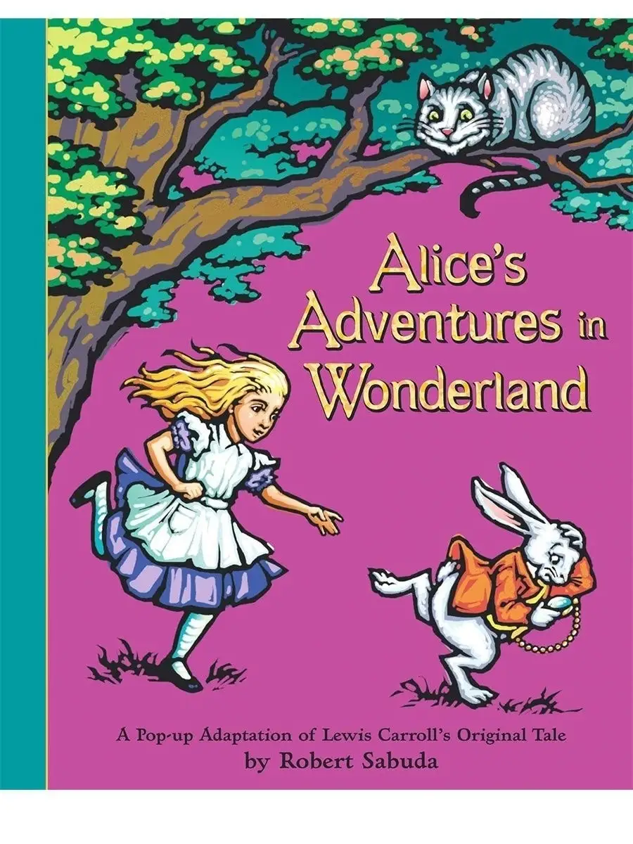 Alice in Wonderland Алиса в стране чудес Книга панорама Simon&Schuster UK  12005259 купить за 4 023 ₽ в интернет-магазине Wildberries