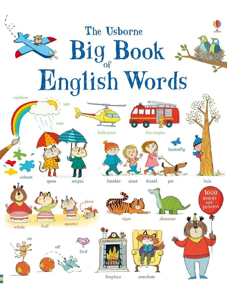 Big Book of English Words Usborne 12005265 купить за 1 110 ₽ в  интернет-магазине Wildberries