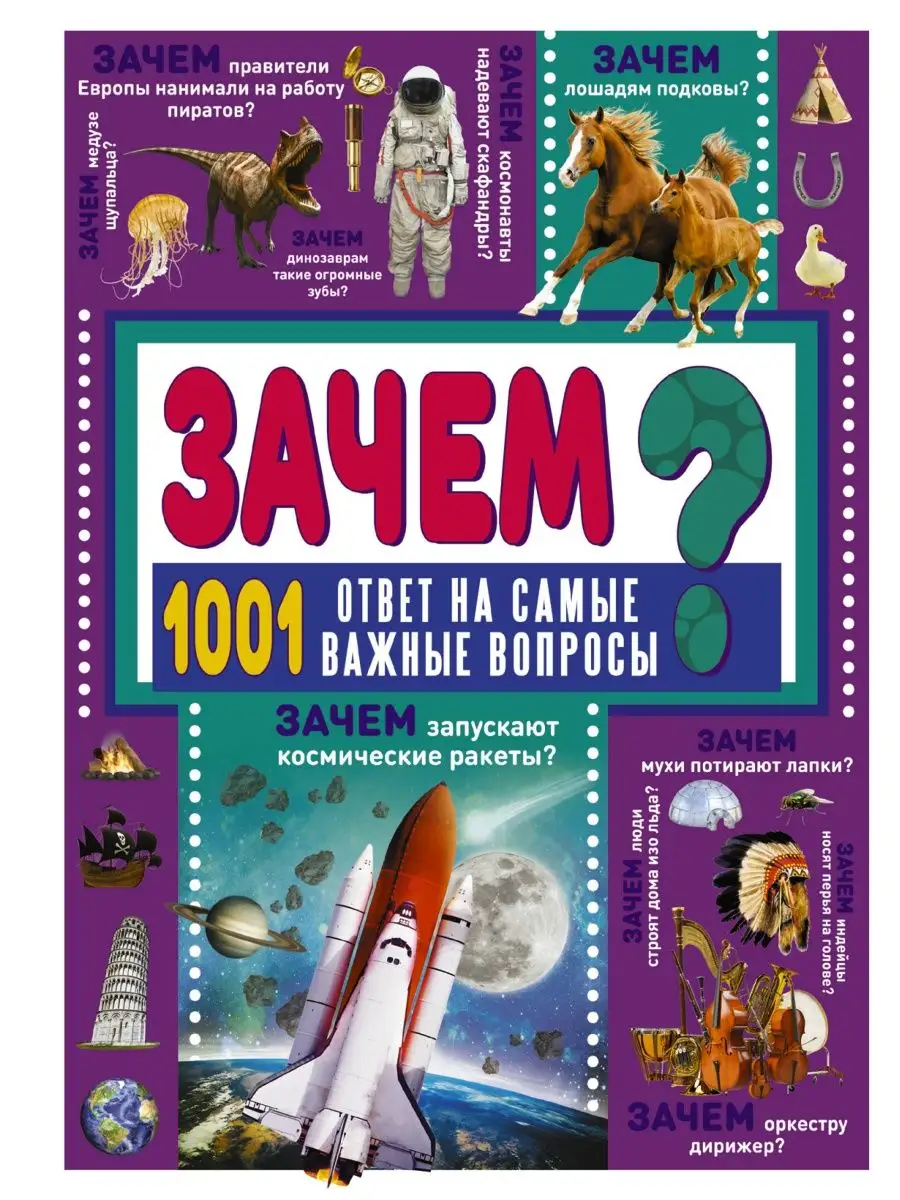 ЗАЧЕМ? 1001 ответ на самые важные Издательство АСТ 12010078 купить за 398 ₽  в интернет-магазине Wildberries