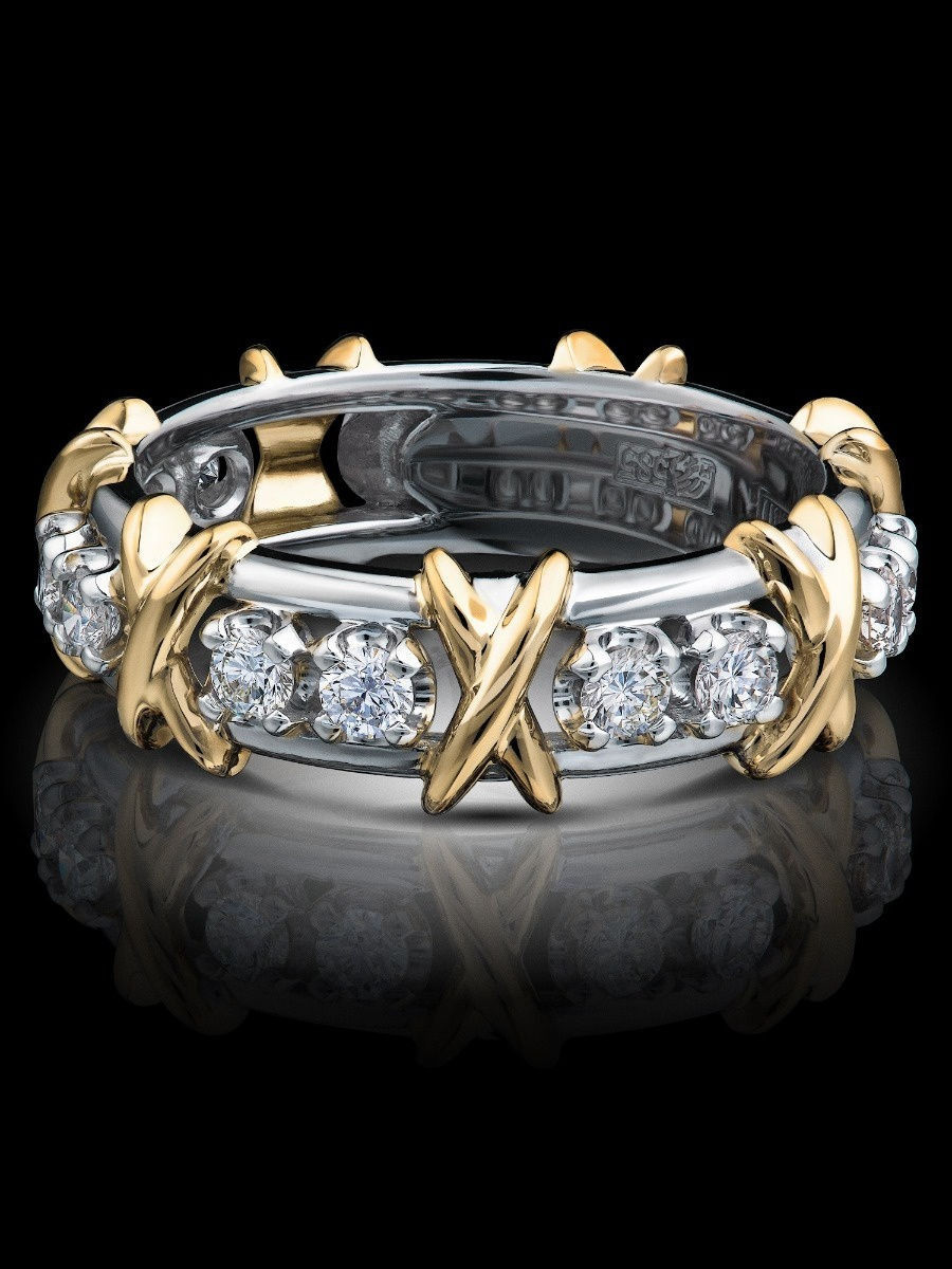 Кольцо Тиффани с натуральными бриллиантами O! JEWELRY 12012019 купить за 83  101 ₽ в интернет-магазине Wildberries