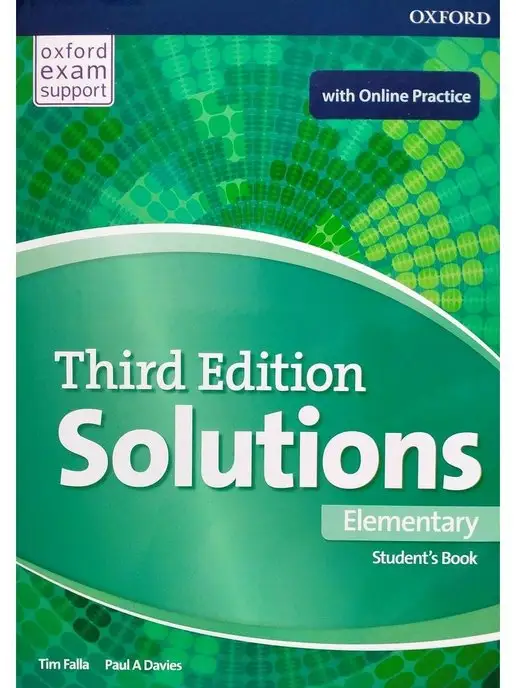 Oxford University Press Solutions (3 ed) Elementary Student's Book&Online Practice