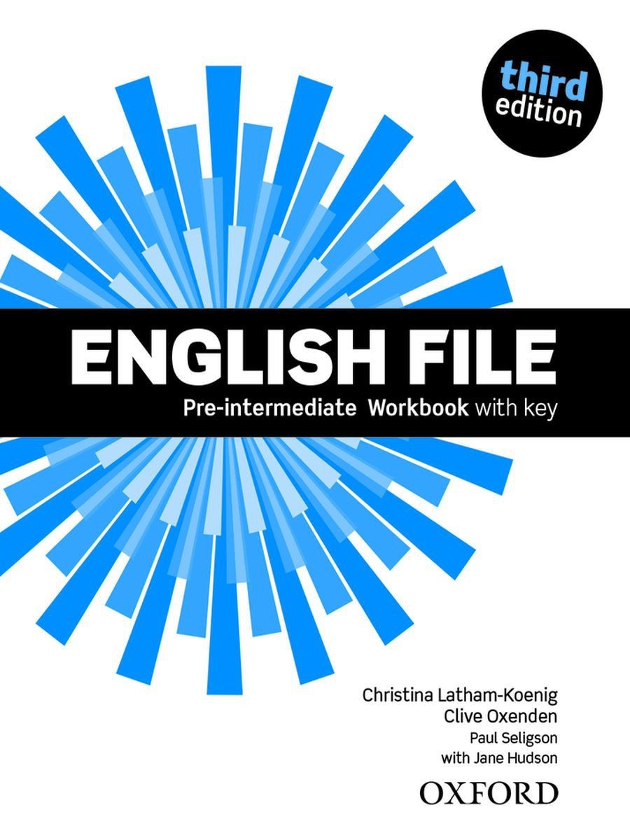 English File 3 ed Pre-Intermediate Workbook with key тетрадь Oxford  University Press 12030017 купить за 1 243 ₽ в интернет-магазине Wildberries