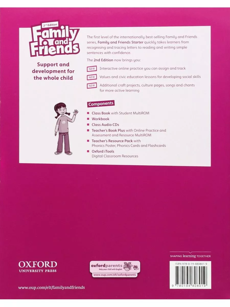 Family & Friends 2ed Starter Workbook рабочая тетрадь Oxford University  Press 12030025 купить за 924 ₽ в интернет-магазине Wildberries