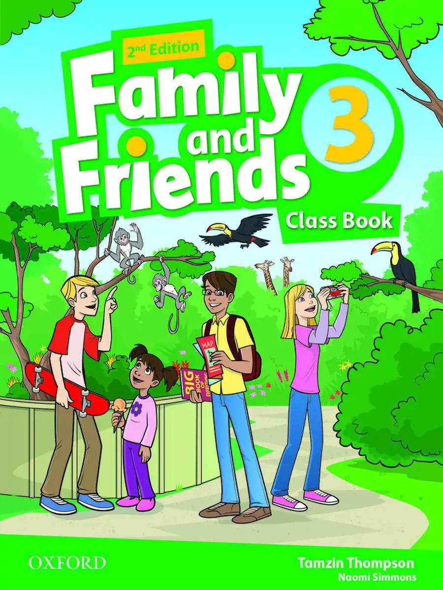 Family & Friends 2ed 3 Class Book учебник оригинал Oxford University Press  12030037 купить за 1 611 ₽ в интернет-магазине Wildberries