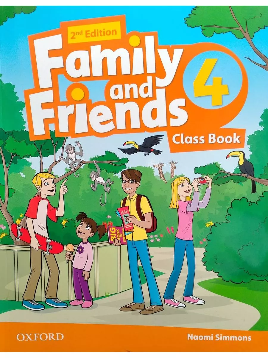 Family & Friends 2ed 4 Class Book учебник оригинал Oxford University Press  12030038 купить за 1 593 ₽ в интернет-магазине Wildberries