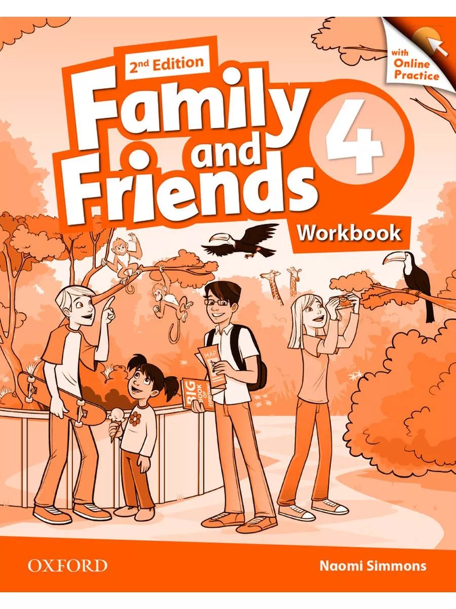 Family & Friends 2 ed 4 Workbook & Online Practice с кодом Oxford  University Press 12030043 купить за 1 803 ₽ в интернет-магазине Wildberries