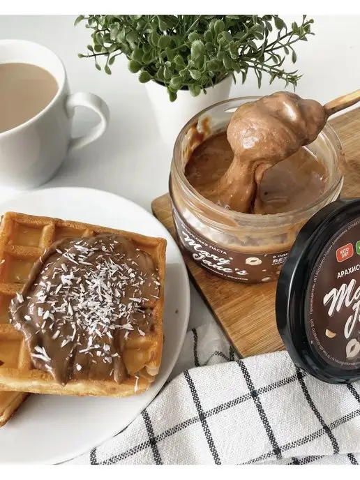 MaryJane's Арахисовая паста шоколадная без сахара 200 гр, 200 г, фото 5