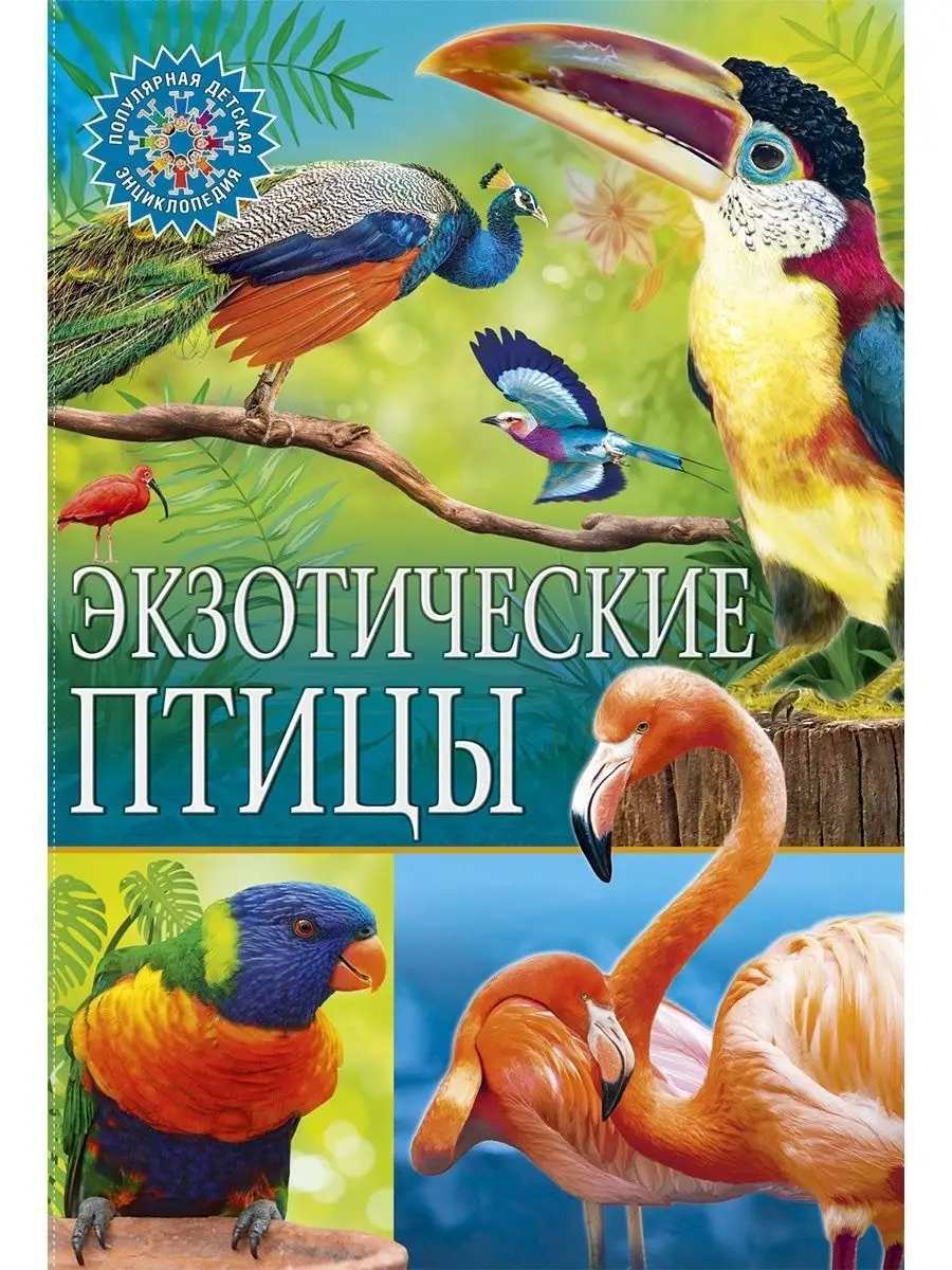 Экзотические птицы. Популярная детская энциклопедия Владис 12051025 купить  в интернет-магазине Wildberries