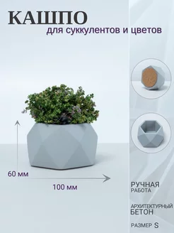 Кашпо для суккулентов DOLOMIT home 12065545 купить за 237 ₽ в интернет-магазине Wildberries