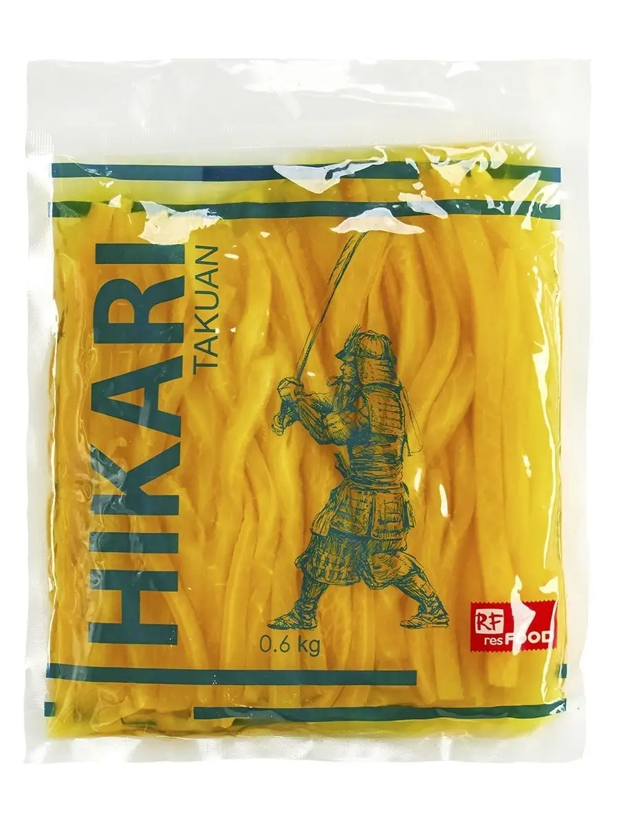 Редька дайкон маринованная резанная Hikari, 550 гр Hikari takuan 12072879  купить в интернет-магазине Wildberries