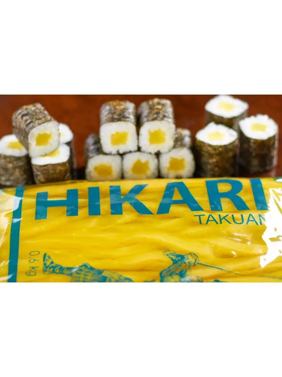 Редька дайкон маринованная резанная Hikari, 550 гр Hikari takuan 12072879  купить в интернет-магазине Wildberries