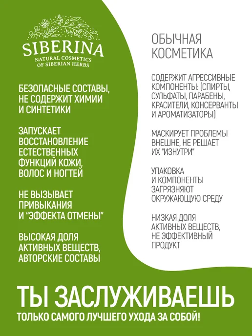 SIBERINA Натуральный комплекс гидролатов от преждевременного старения, вариант, фото 7