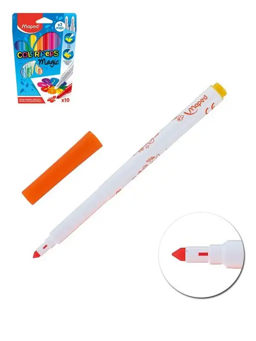 MAPED Фломастеры меняющие свой цвет COLOR'PEPS MAGIC 10 цветов, 10 цв., фото 8