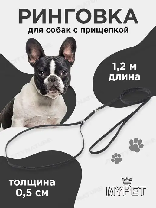 myPet Ринговка для собак поводок удавка для выставки и груминга, вариант