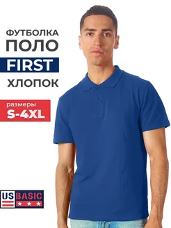 US Basic Футболка поло с коротким рукавом хлопковая