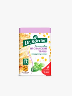 Хлебцы кукурузно-рисовые с прованскими травами 1шт 100гр Dr.korner 12112319 купить за 76 ₽ в интернет-магазине Wildberries