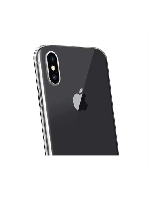 Mobileplus Чехол на iPhone X XS накладка силиконовая прозрачная, прозрачный, фото 5
