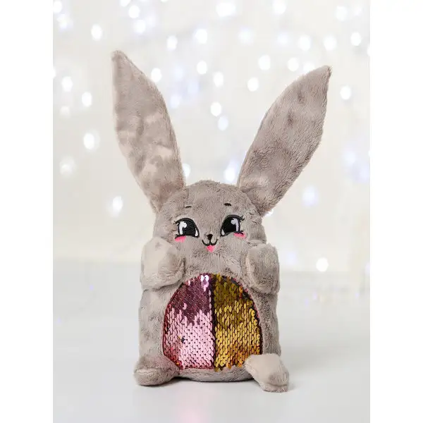 Мягкая игрушка Зайка Софи с пайетками
