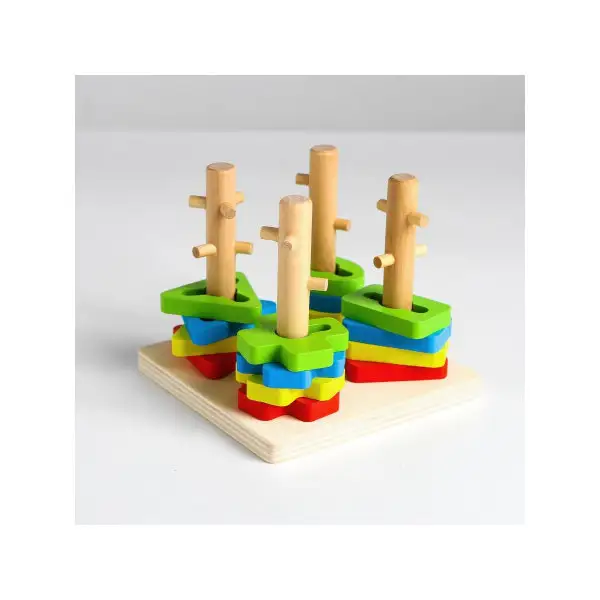 Игрушка логическая Пирамидка, головоломка для детей