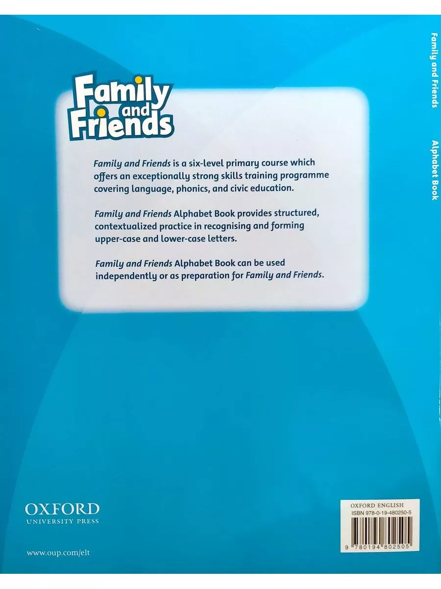 Family & Friends Alphabet Book алфавит английские буквы Oxford University  Press 12135562 купить за 1 104 ₽ в интернет-магазине Wildberries