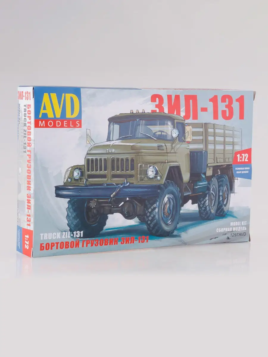 Сборная модель ЗИЛ-131 бортовой AVD Models 12137090 купить в  интернет-магазине Wildberries