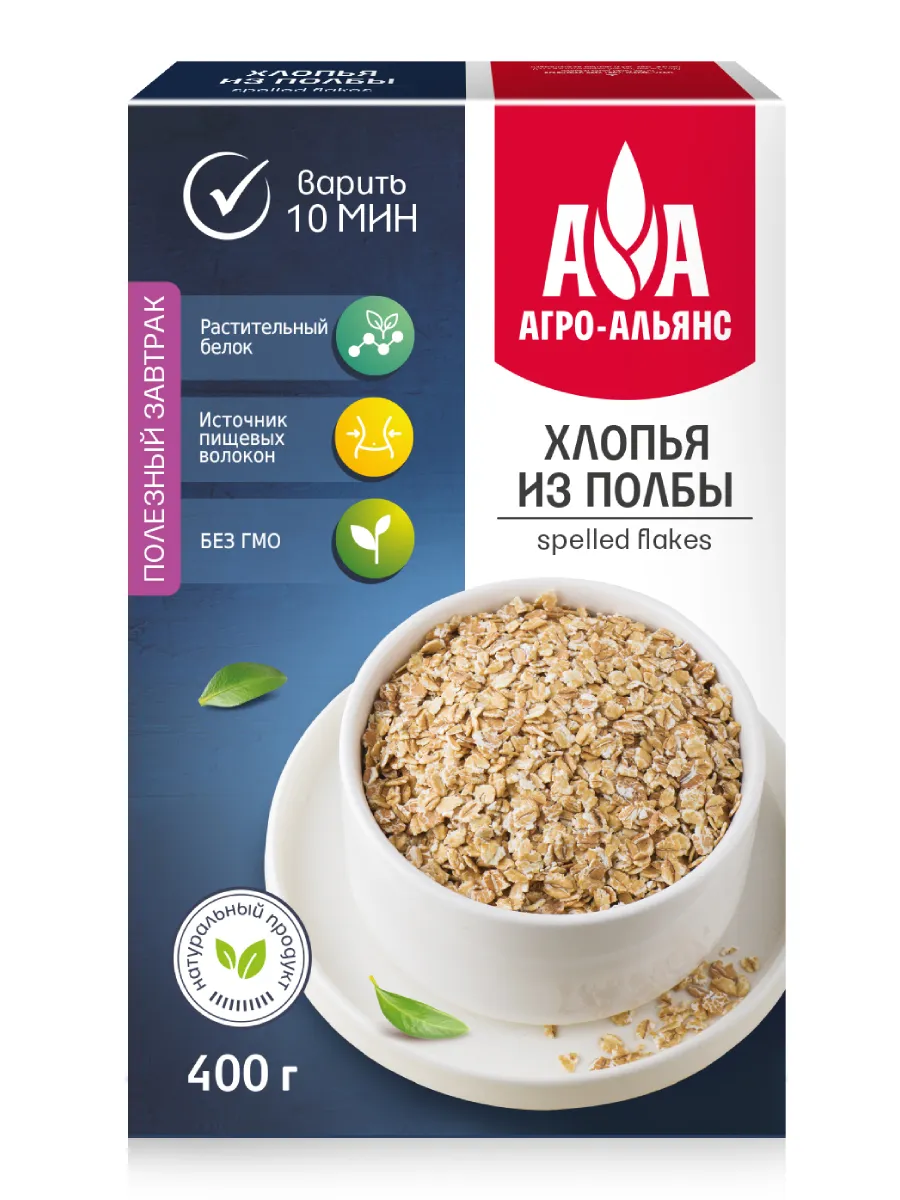 Хлопья из полбы 400г
