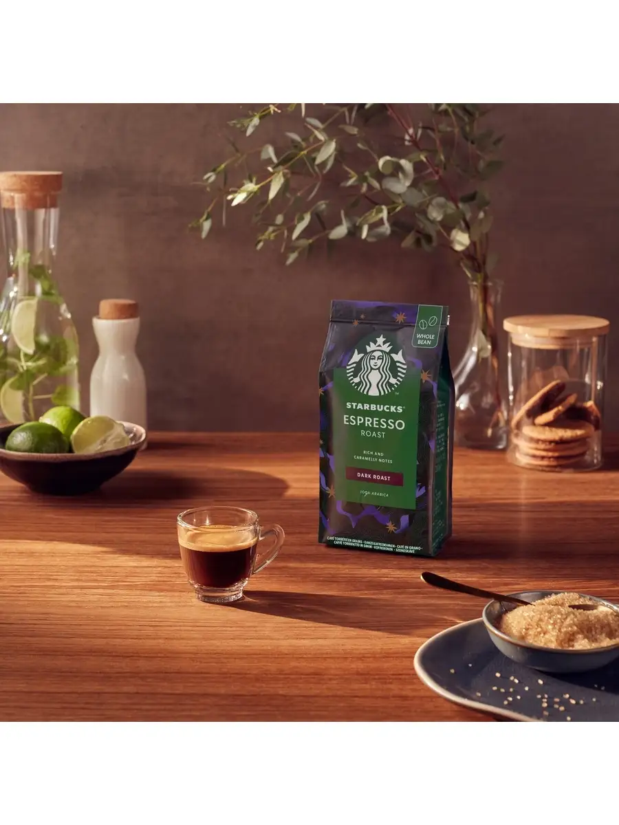 Starbucks Espresso Roast, кофе в зёрнах тёмной обжарки, 200 г Starbucks  12144692 купить в интернет-магазине Wildberries