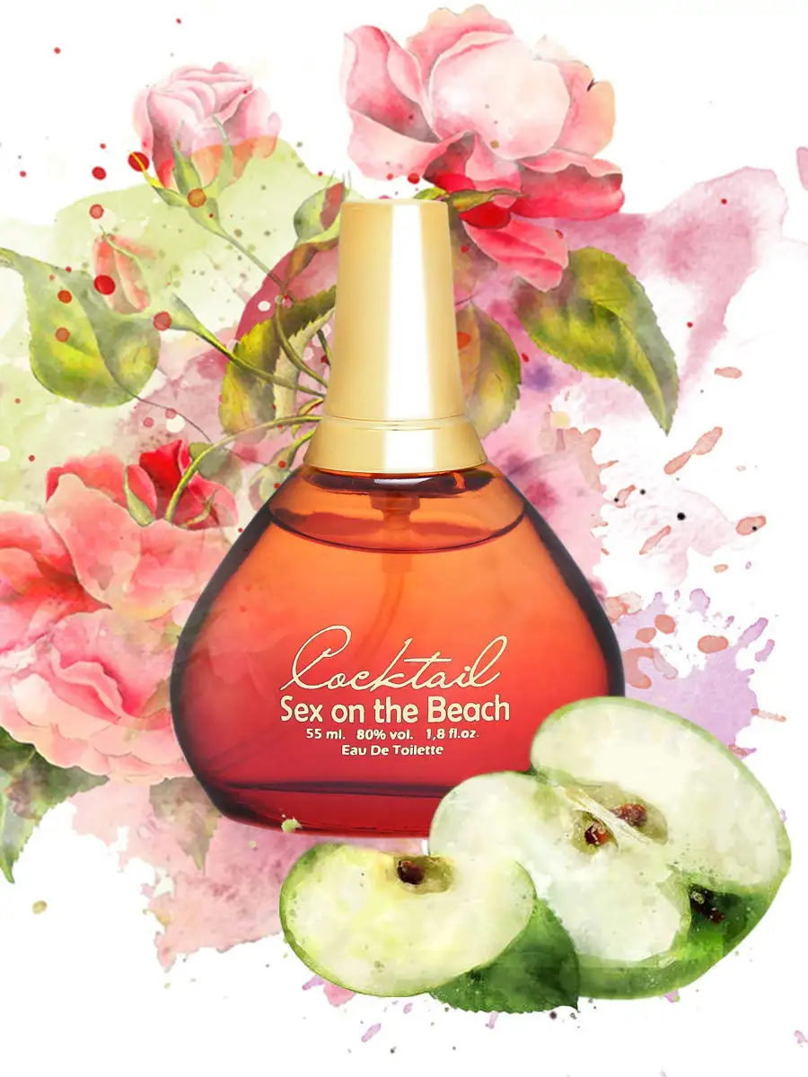 Туалетная вода Cocktail Sex on The Beach 55мл APPLE PARFUMS 12151278 купить  в интернет-магазине Wildberries