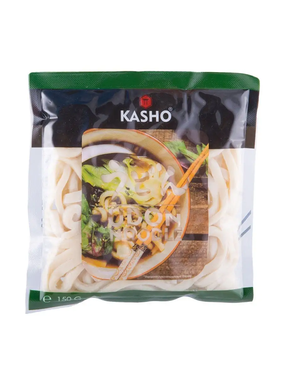 ЛАПША UDON NOODLE KASHO 150 гр/пшеничная вареная стерилизованная УДОН к  мясу овощам рецепт Kasho 12158181 купить в интернет-магазине Wildberries