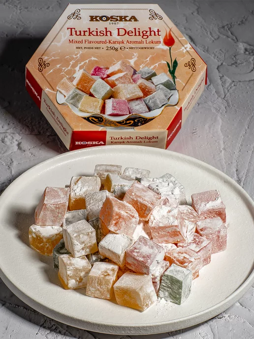 Koska Рахат лукум ассорти вкусов, 250 г, 250 г, фото 8