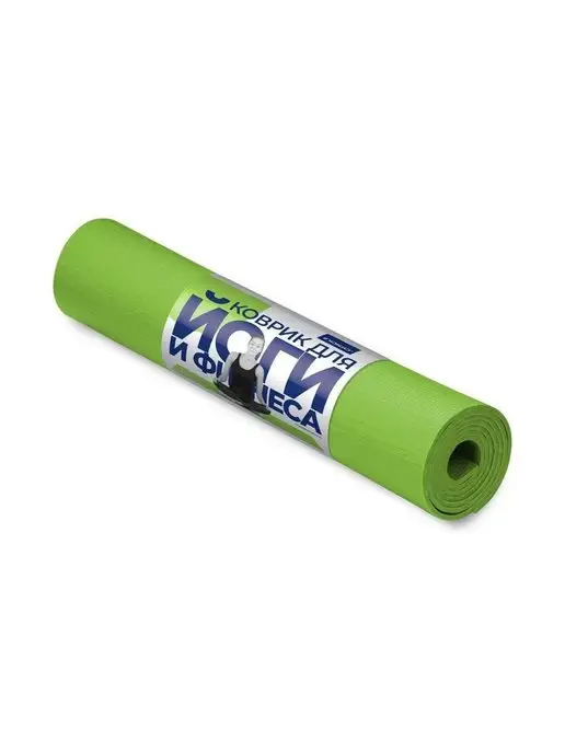 INDIGO Sport Коврик для йоги и фитнеса PVC, зеленый, фото 4