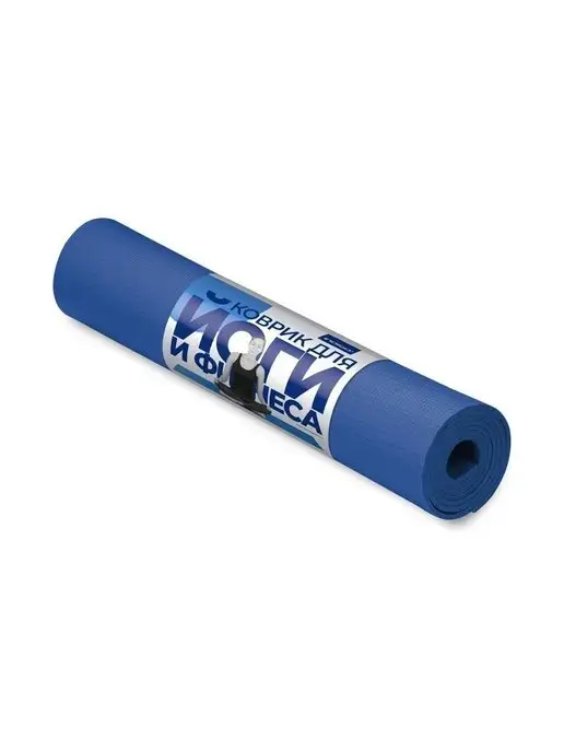INDIGO Sport Коврик для йоги и фитнеса PVC, синий, фото 4