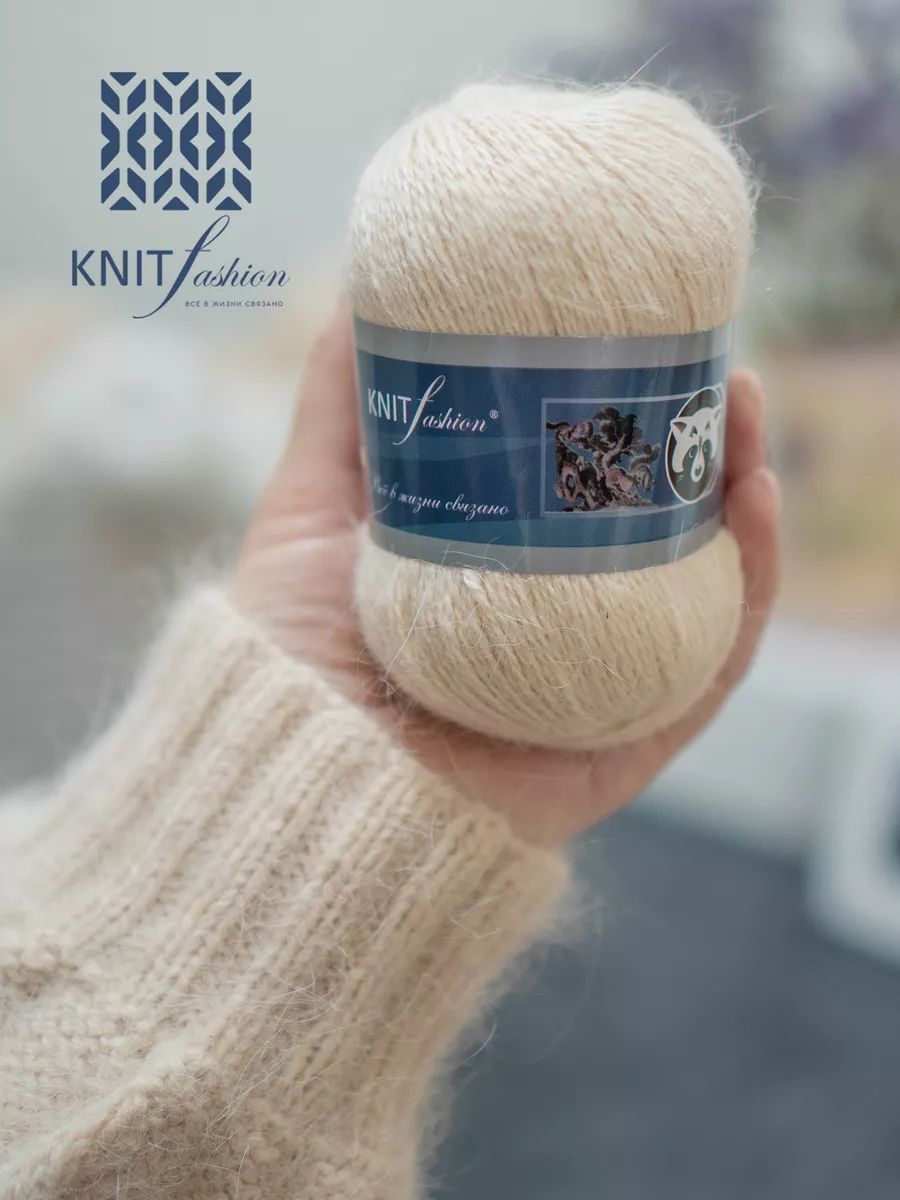 Пряжа пух норки KnitFashion 12183850 купить за 230 ₽ в интернет-магазине  Wildberries