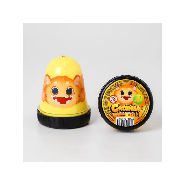 Слайм Cream-Slime, с ароматом банана, 100 г