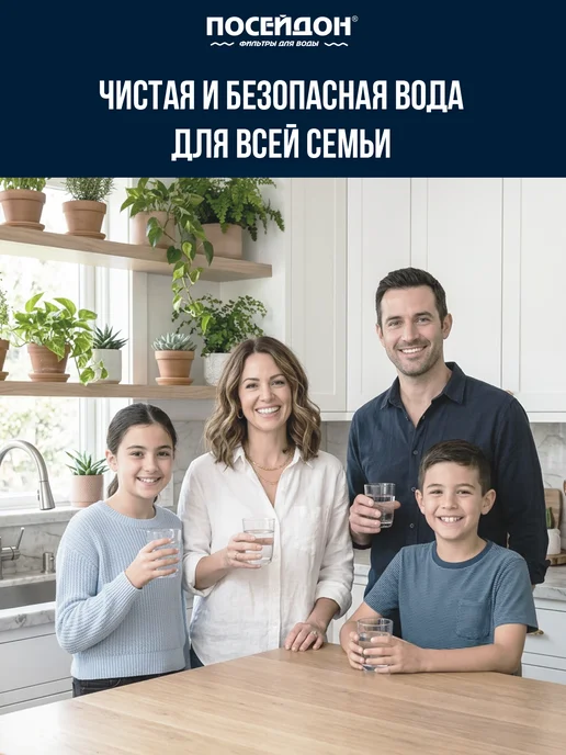 Посейдон Комплект сменных ОСМО-3 картриджей для жёсткой воды, 3 шт, фото 3