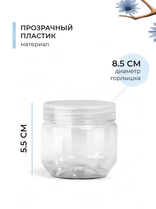 ONLITOP Баночка для крема 100 мл, 100 мл, фото 2