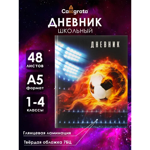 Дневник школьный твердый 1-4 класс