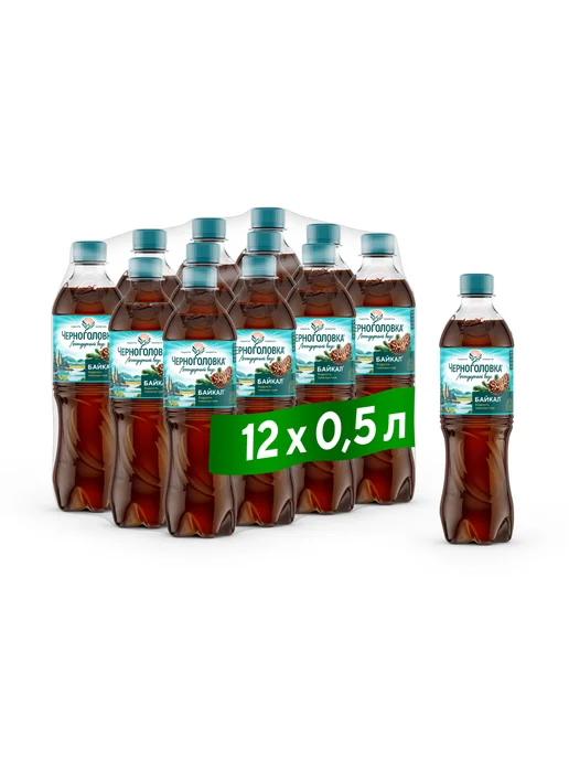 Черноголовка Лимонад "Тархун" газированный, 2 л х 6 шт, 0,5 л, 12 шт
