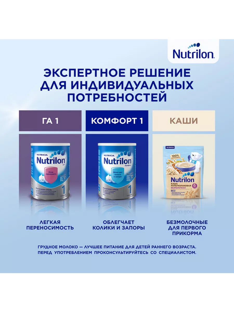 Молочная смесь Nutrilon Premium 1 с рождения, 1200г Nutrilon 12237625  купить за 1 399 ₽ в интернет-магазине Wildberries