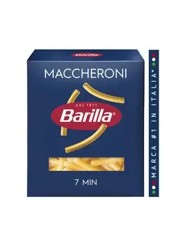 Макароны Barilla Maccheroni n.44 из твёрдых сортов, 450 г Barilla 12237827 купить за 95 ₽ в интернет-магазине Wildberries
