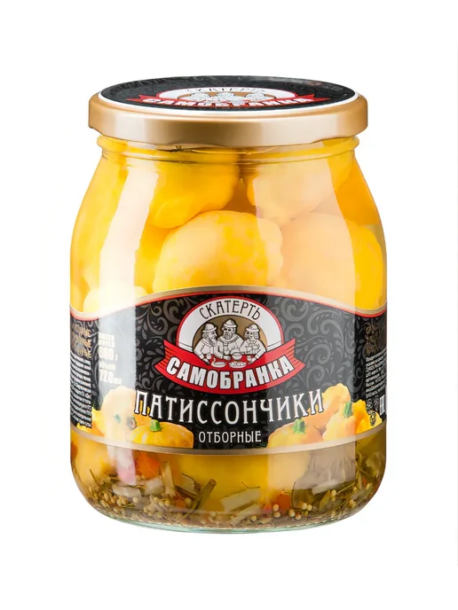 Скатерть-Самобранка Патиссоны маринованные, 720мл, 720 мл, фото 7