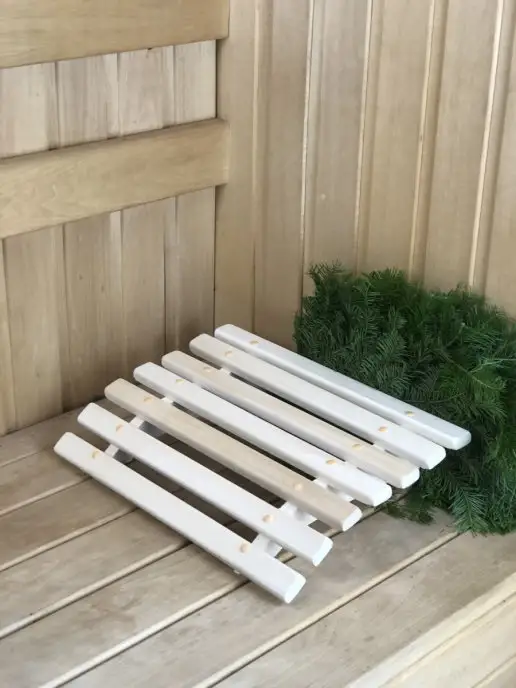 WoodGoods Подголовник банный анатомический жесткий, вариант