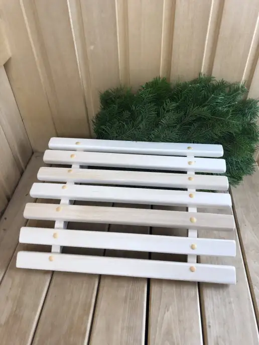 WoodGoods Подголовник банный анатомический жесткий, вариант, фото 2