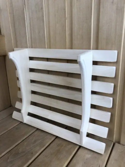 WoodGoods Подголовник банный анатомический жесткий, вариант, фото 3