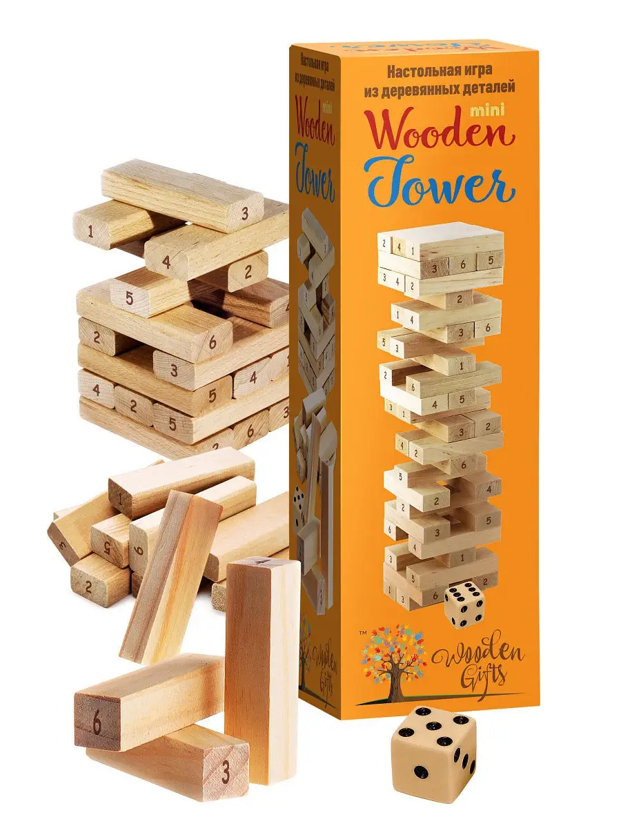 Башня Дженга мини Wooden tower STARPROJECT 12253249 купить в  интернет-магазине Wildberries