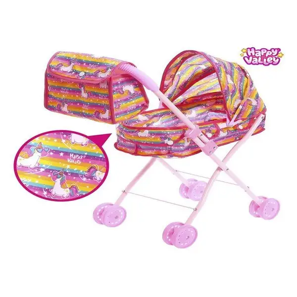 Коляска для кукол с сумкой