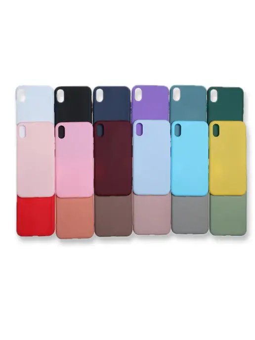 Mobileplus Чехол на iPhone X XS силиконовый матовый бампер, зеленый, фото 3