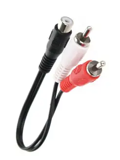 Y разветвитель RCA f / 2 RCA m переходник 0.2 м аудио тюльпан Telecom 12283791 купить за 138 ₽ в интернет-магазине Wildberries