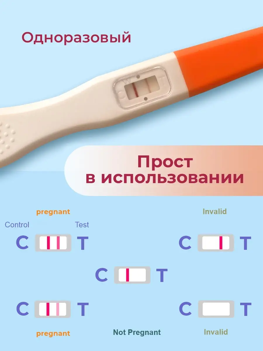 Тест для раннего определения беременности DUET - струйный (10 мМО/мл) №1